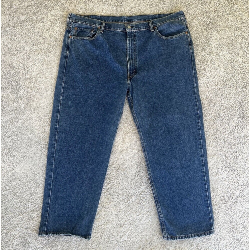 Levi’s Men’s 550 Relaxed Fit Jeans Blue Stonewash 100% Cotton 46X28 01550-4886